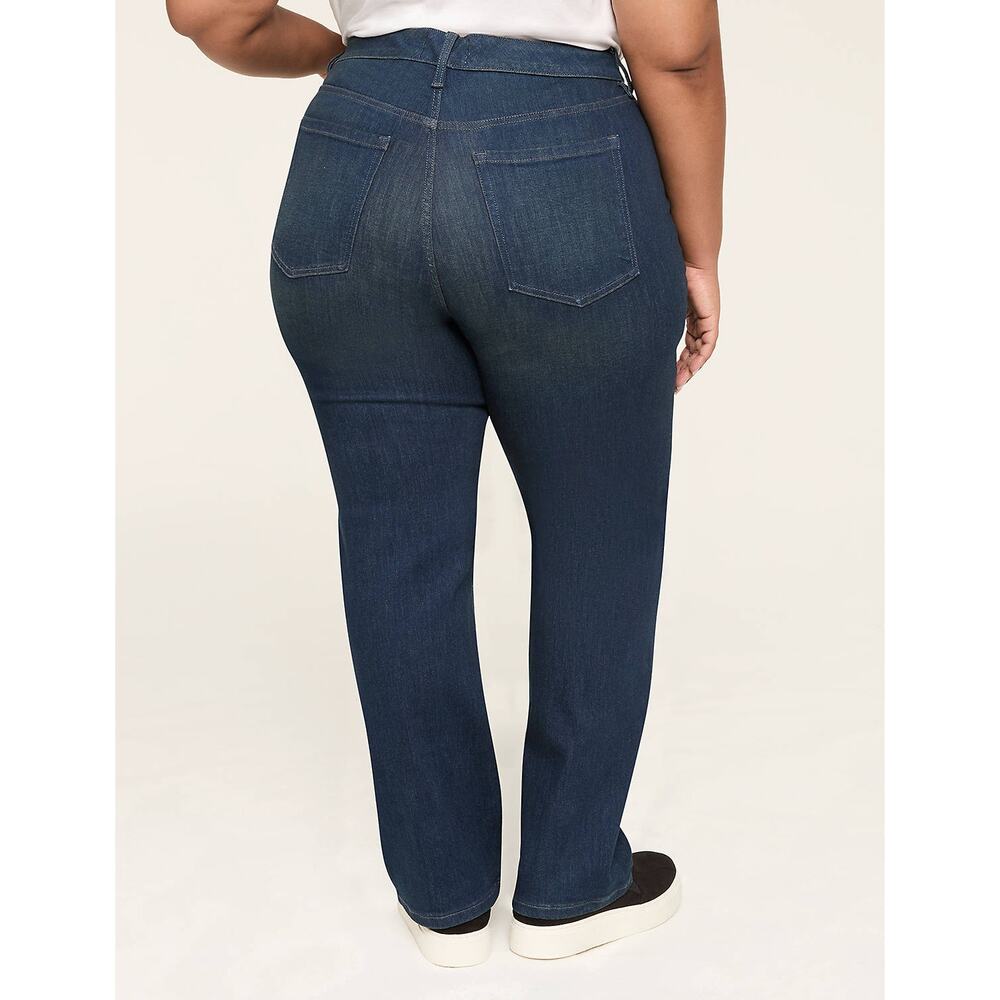 Lane Bryant Signature Fit Straight Leg Jeans Size 38 NWT Blue - Picture 4 of 10